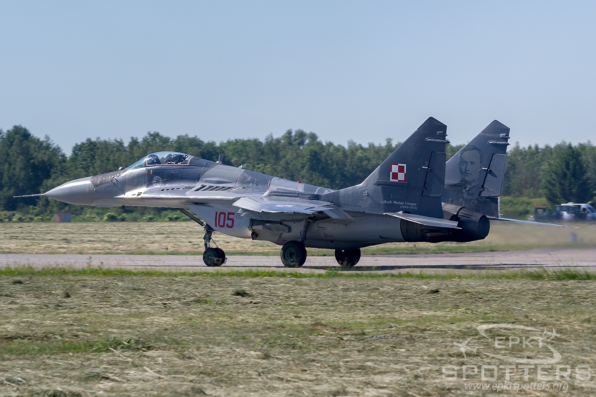 105 - Mikoyan Gurevich MiG-29 A Fulcrum (Poland - Air Force) / Malbork - Malbork Poland [EPMB/]