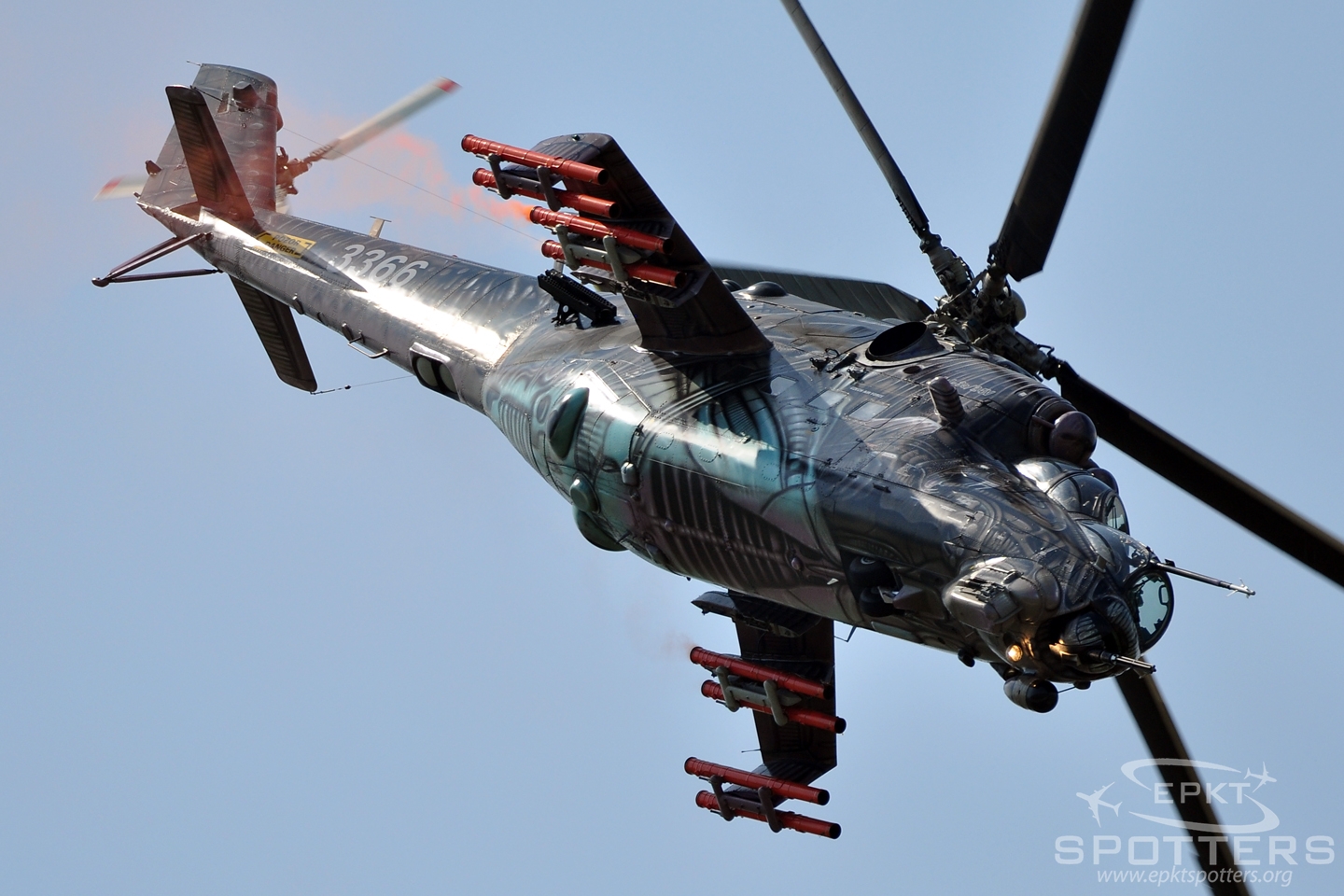 3366 - Mil Mi-24 V Hind E (Czech Republic - Air Force) / Sliac - Sliac Slovakia [LZSL/SLD]