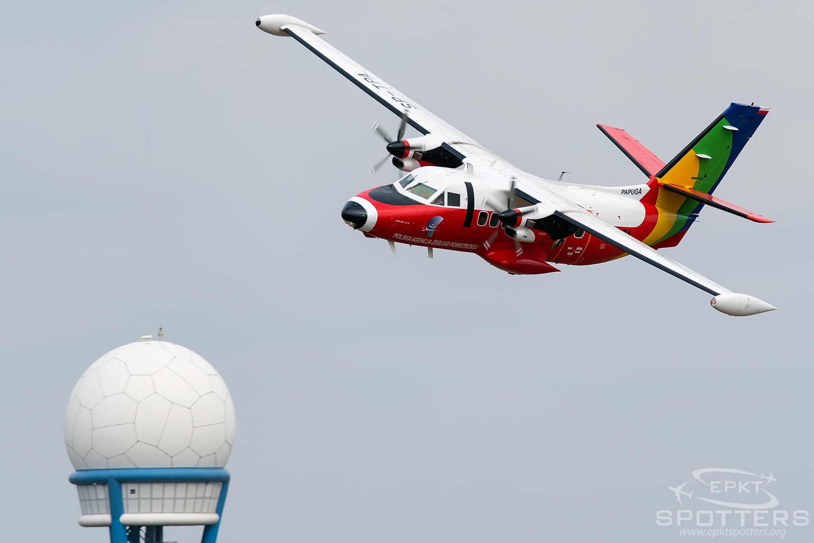 SP-TPA - Let L-410 UVP-E15 Turbolet (Polish Air Navigation Services Agency (PANSA)) / Pyrzowice - Katowice Poland [EPKT/KTW]