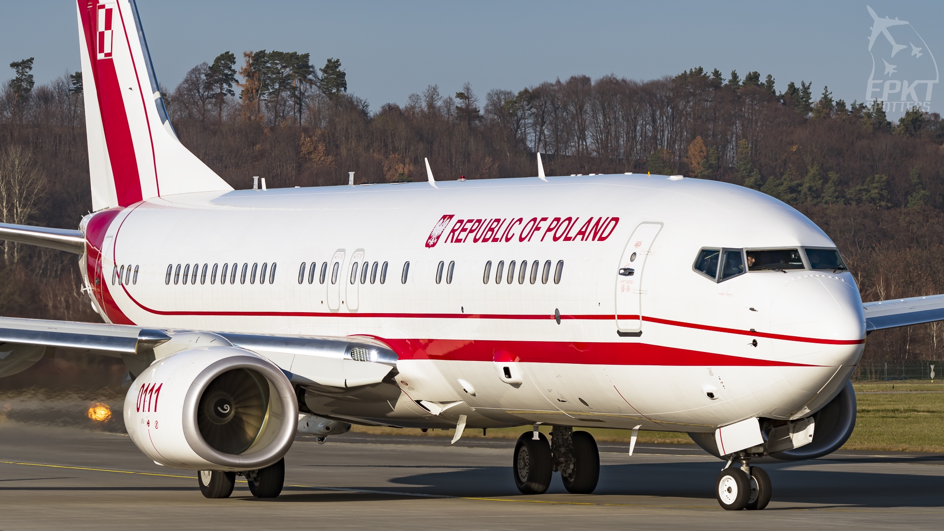 0111 - Boeing 737 -8AJ(BBJ2) (Poland - Air Force) / Balice - Krakow Poland [EPKK/KRK]