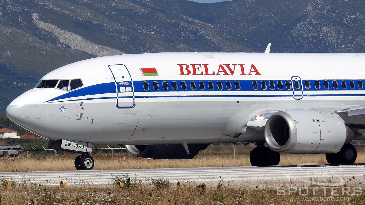 EW-407PA - Boeing 737 -36M (Belavia Belarusian Airlines) / Dionysios Solomos - Zakynthos Greece [LGZA/ZTH]
