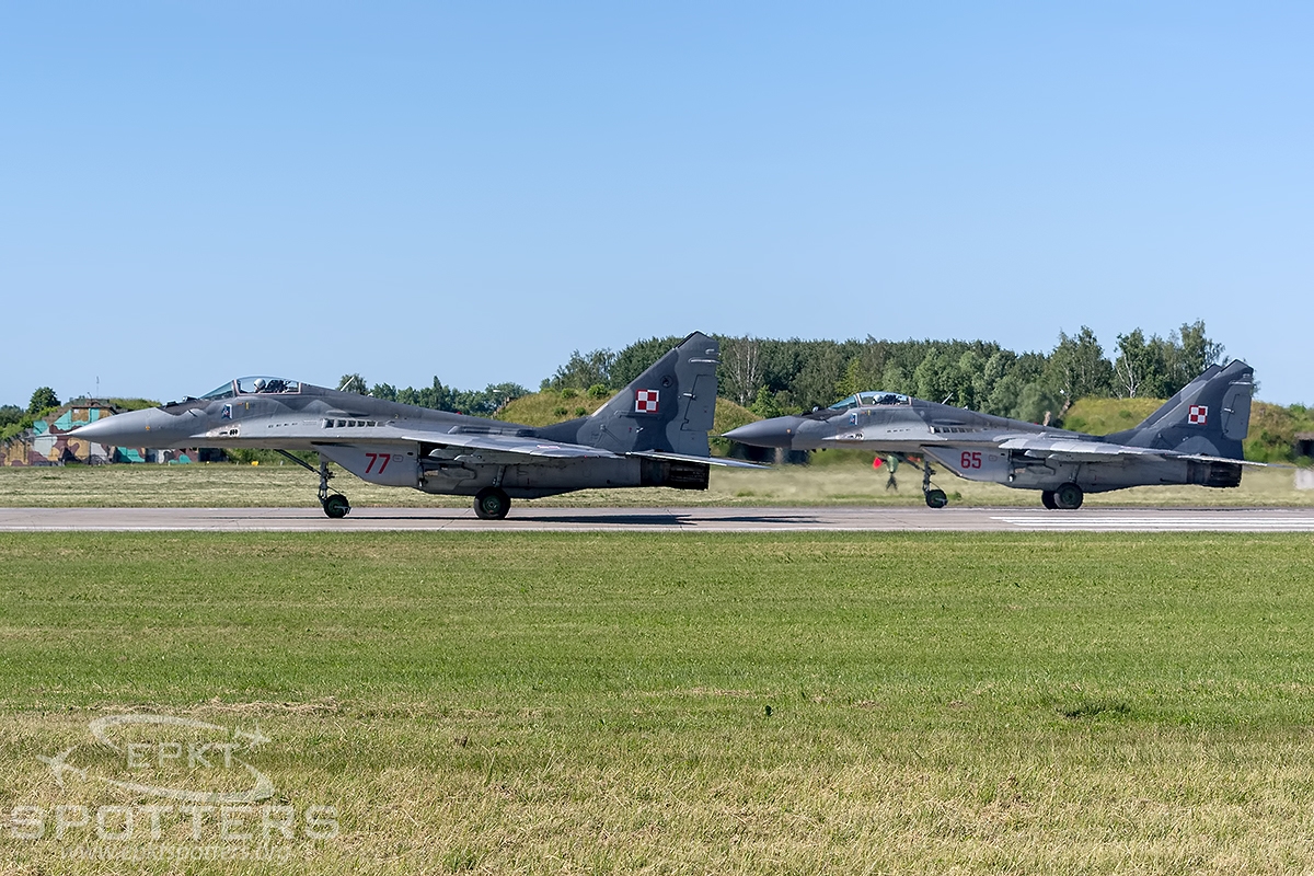 77 - Mikoyan Gurevich MiG-29 A Fulcrum (Poland - Air Force) / Malbork - Malbork Poland [EPMB/]