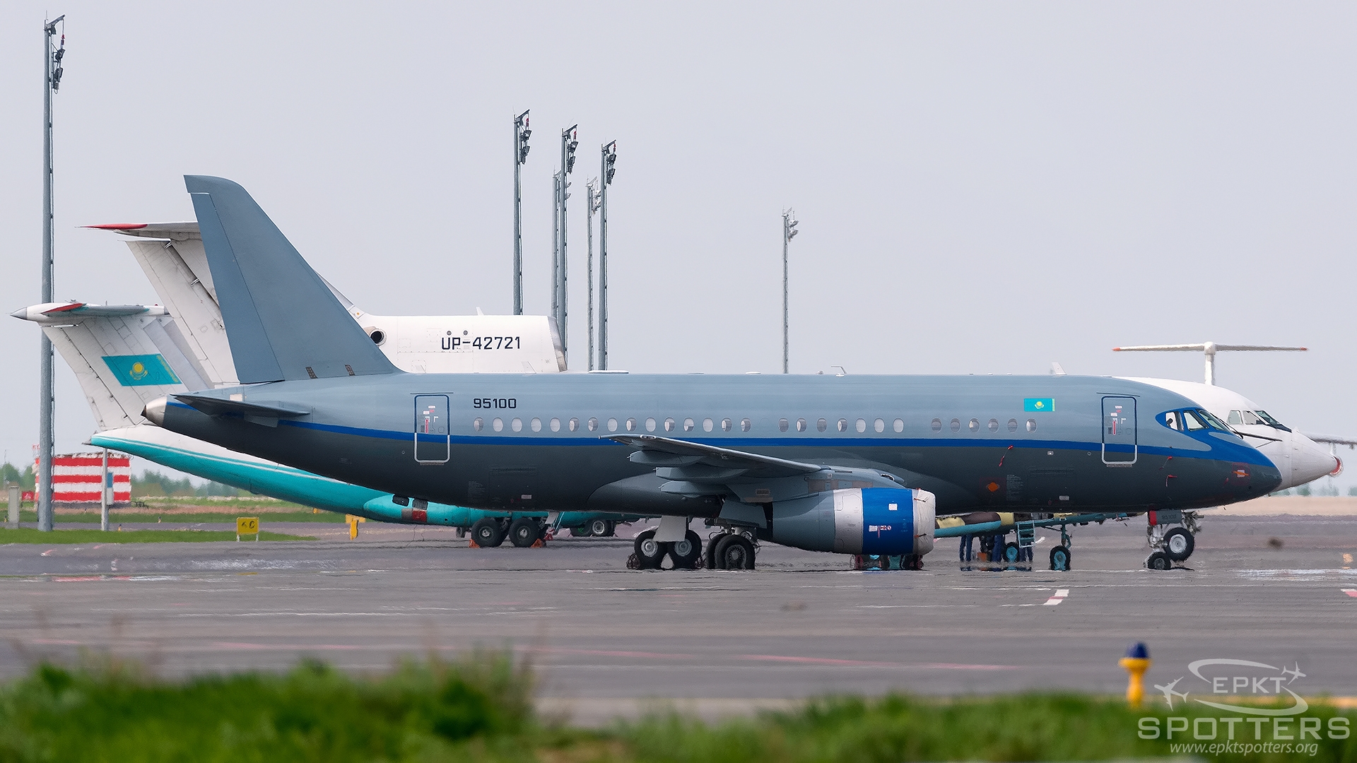 95100 - Sukhoi Superjet 100 -95 B (Kazakhstan - Border Guard) / Astana International Airport - Astana Kazakhstan [UACC/TSE]