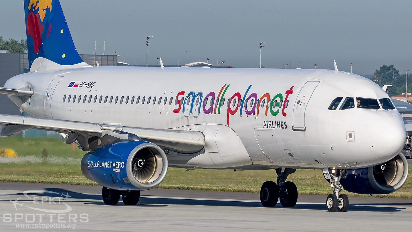 SP-HAG - Airbus A320 -232 (Small Planet Airlines) / Pyrzowice - Katowice Poland [EPKT/KTW]