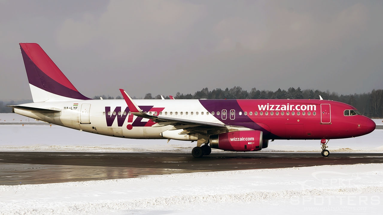HA-LYF - Airbus A320 -232(WL) (Wizz Air) / Pyrzowice - Katowice Poland [EPKT/KTW]