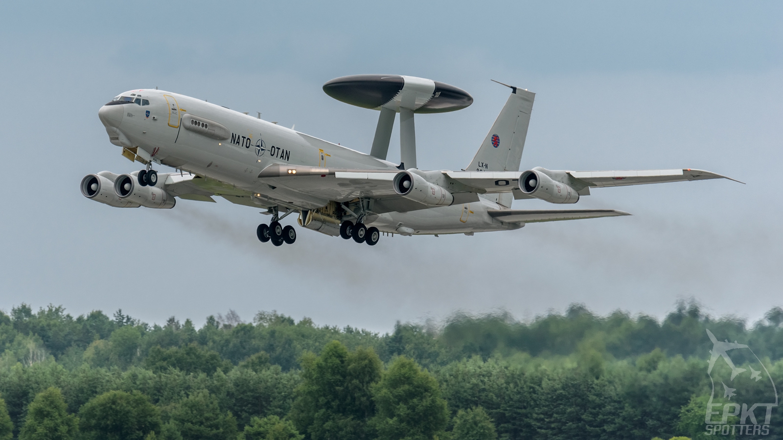LX-N90456 - Boeing E-3 A Sentry (NATO - Airborne Early Warning Force) / Pyrzowice - Katowice Poland [EPKT/KTW]