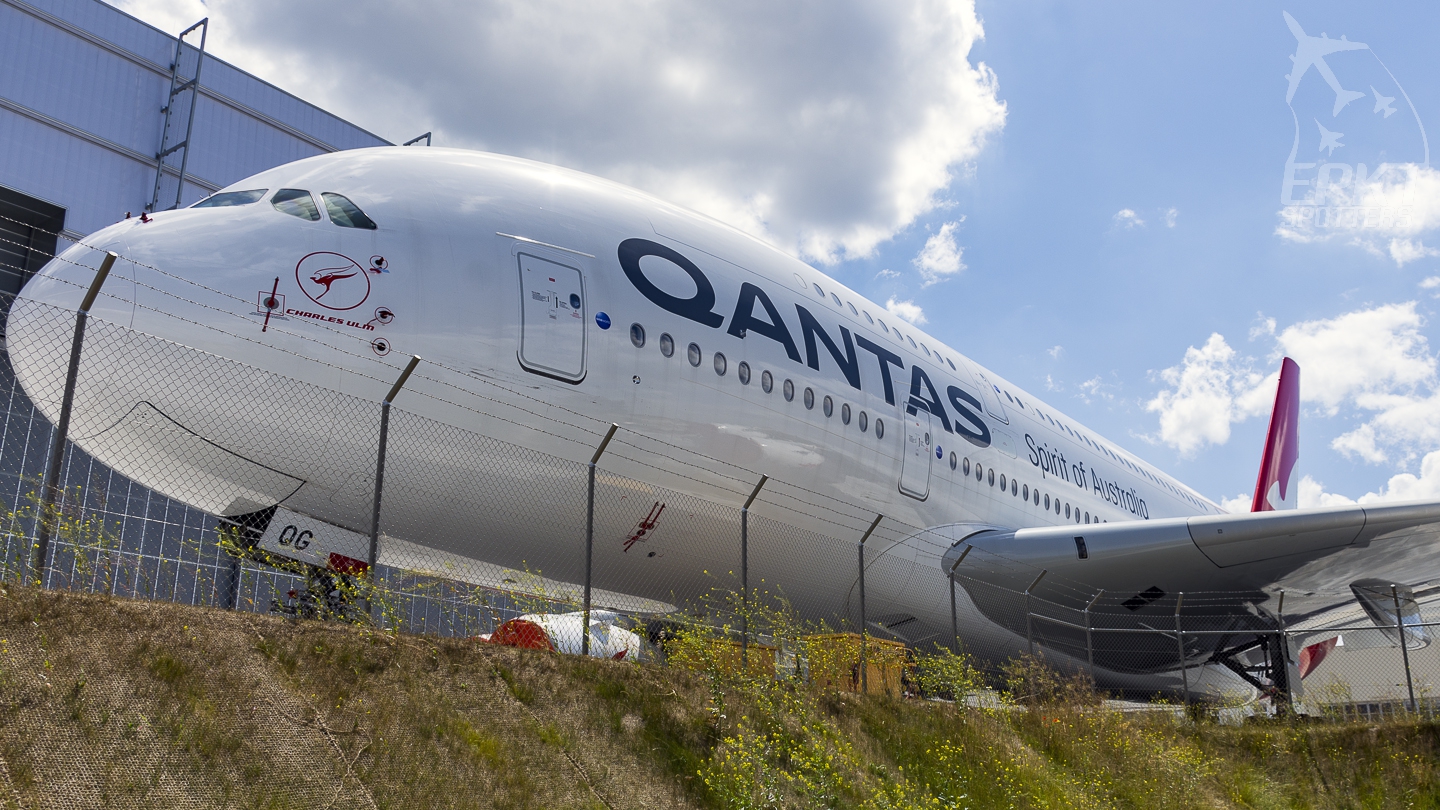 VH-OQG - Airbus A380 -842 (Qantas) / Dresden Airport - Dresden Germany [EDDC/DRS]