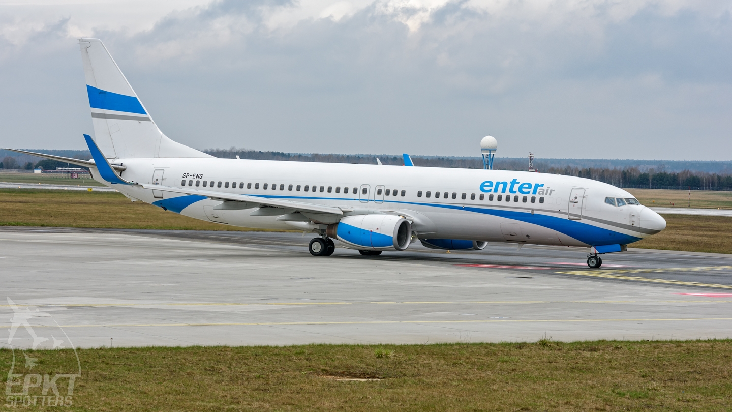 SP-ENG - Boeing 737 -8CX (EnterAir) / Pyrzowice - Katowice Poland [EPKT/KTW]