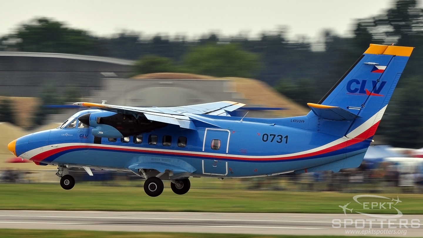 0731 - Let L-410 UVP Turbolet (Czech Republic - Air Force) / Pardubice - Pardubice Czech Republic [LKPD/PED]