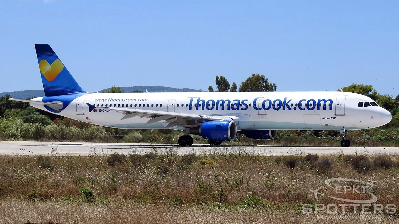G-DHJH - Airbus A321 -211 (Thomas Cook Airlines) / Dionysios Solomos - Zakynthos Greece [LGZA/ZTH]
