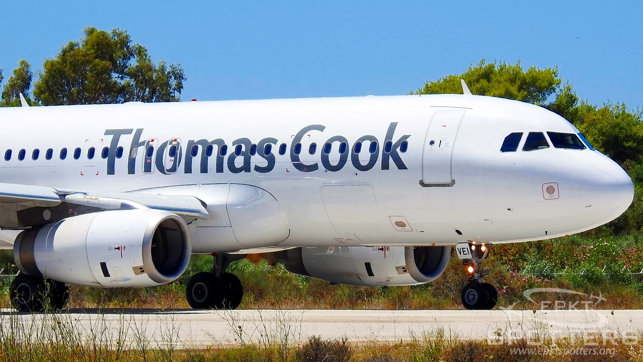 LY-VEI - Airbus A320-233  (Thomas Cook) / Dionysios Solomos - Zakynthos Greece [LGZA/ZTH]