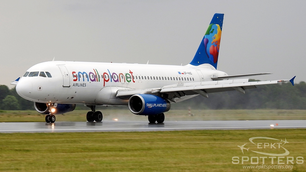 SP-HAD - Airbus A320 -232 (Small Planet Airlines) / Pyrzowice - Katowice Poland [EPKT/KTW]