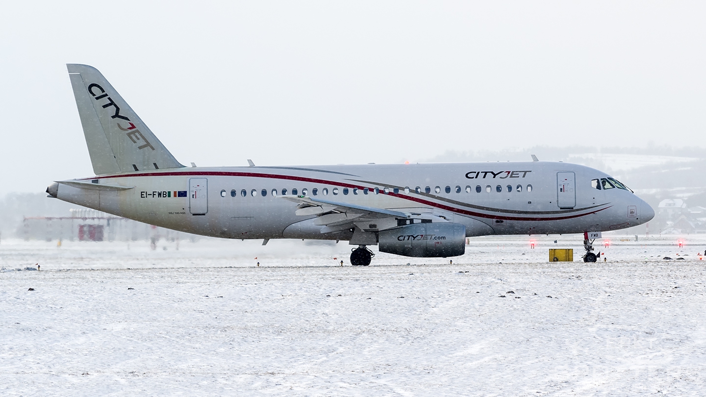 EI-FWB - Sukhoi Superjet 100 -95B (Cityjet) / Balice - Krakow Poland [EPKK/KRK]