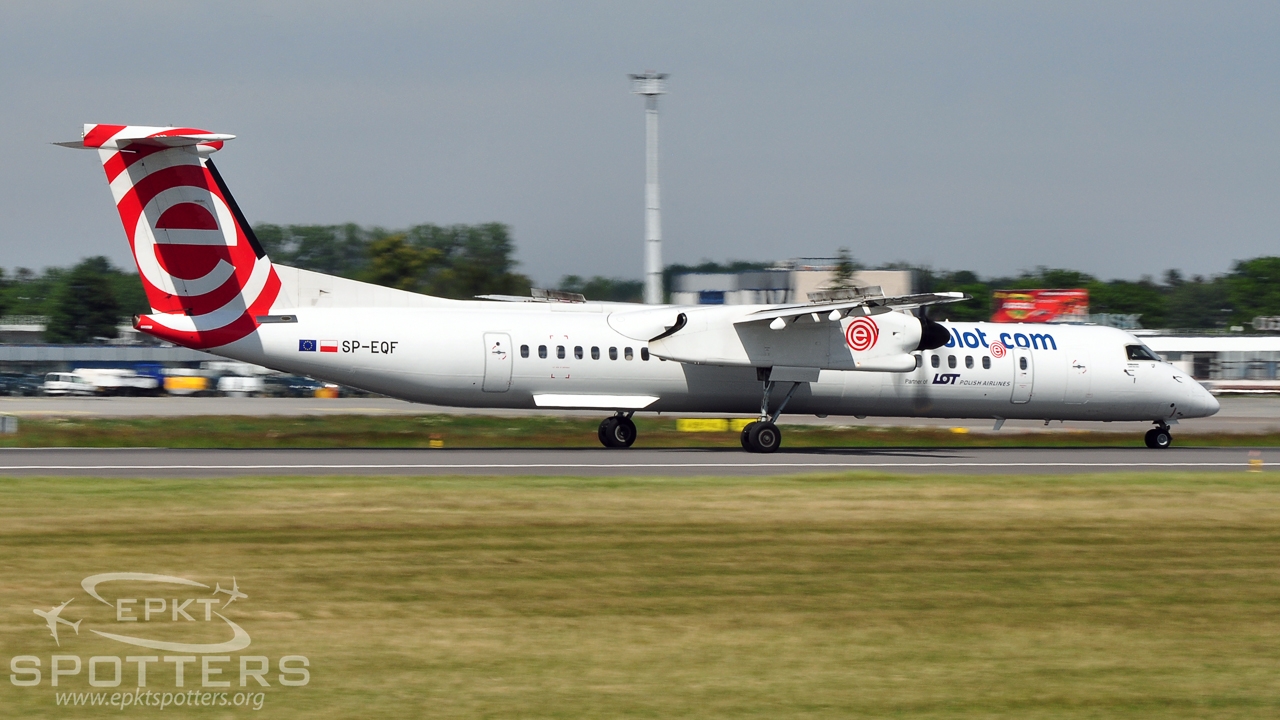 SP-EQF - Bombardier Dash 8 -Q402NextGen (LOT Polish Airlines) / Lech Walesa - Gdansk Poland [EPGD/GDN]