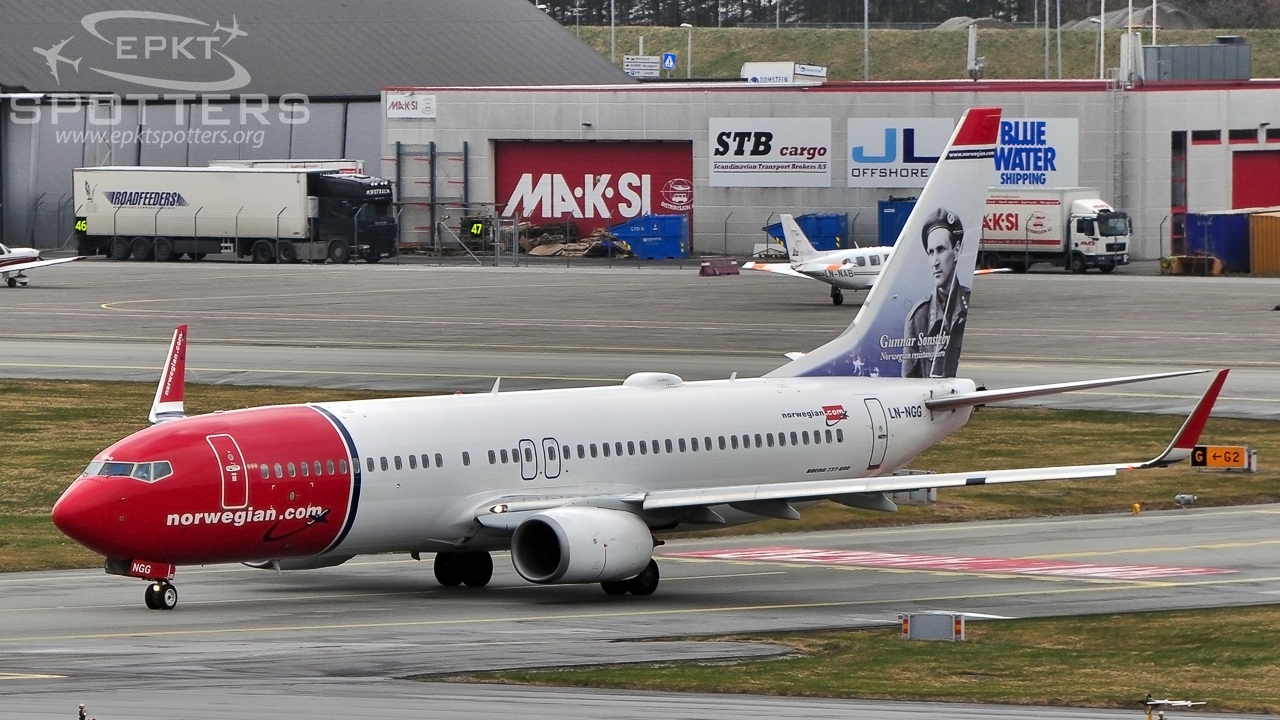 LN-NGG - Boeing 737 -8JP (Norwegian Air Shuttle) / Sola - Stavanger Norway [ENZV/SVG ]