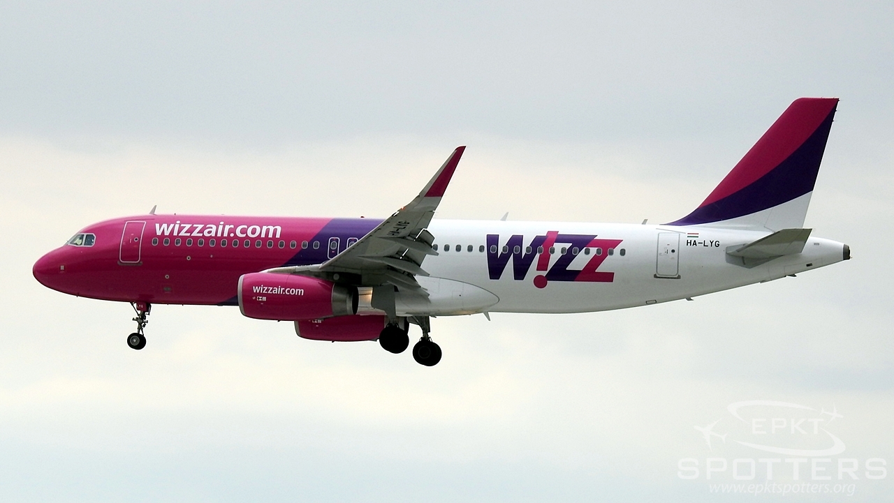 HA-LYG - Airbus A320 -232(WL) (Wizz Air) / Pyrzowice - Katowice Poland [EPKT/KTW]