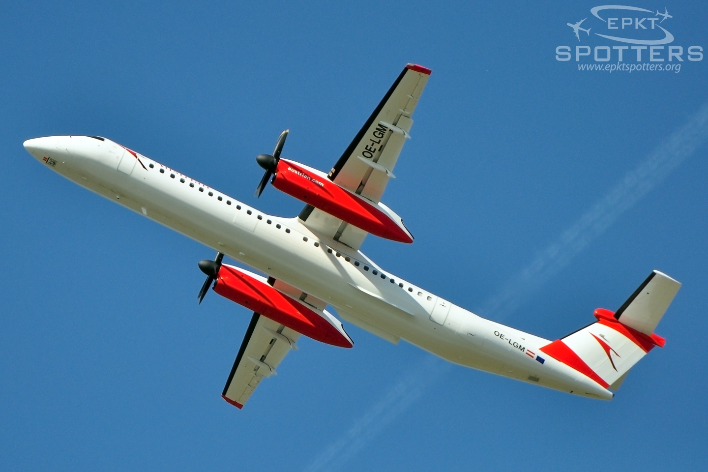 OE-LGM - Bombardier Dash 8 -Q402 (Austrian arrows (Tyrolean Airways)) / Balice - Krakow Poland [EPKK/KRK]