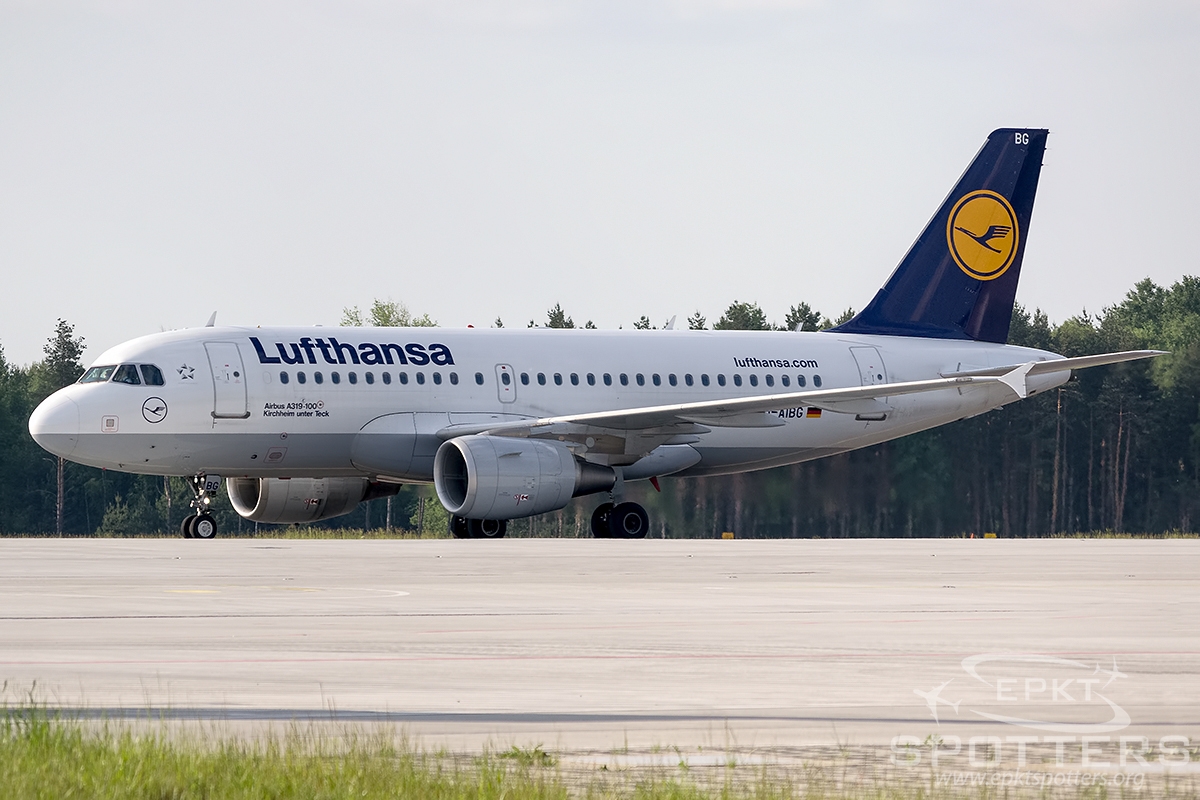 D-AIBG - Airbus A319 -112 (Lufthansa) / Pyrzowice - Katowice Poland [EPKT/KTW]