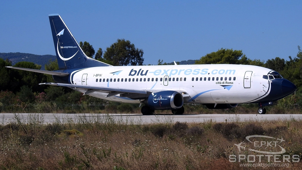 I-BPAI - Boeing 737 -36Q (Blu-express) / Dionysios Solomos - Zakynthos Greece [LGZA/ZTH]