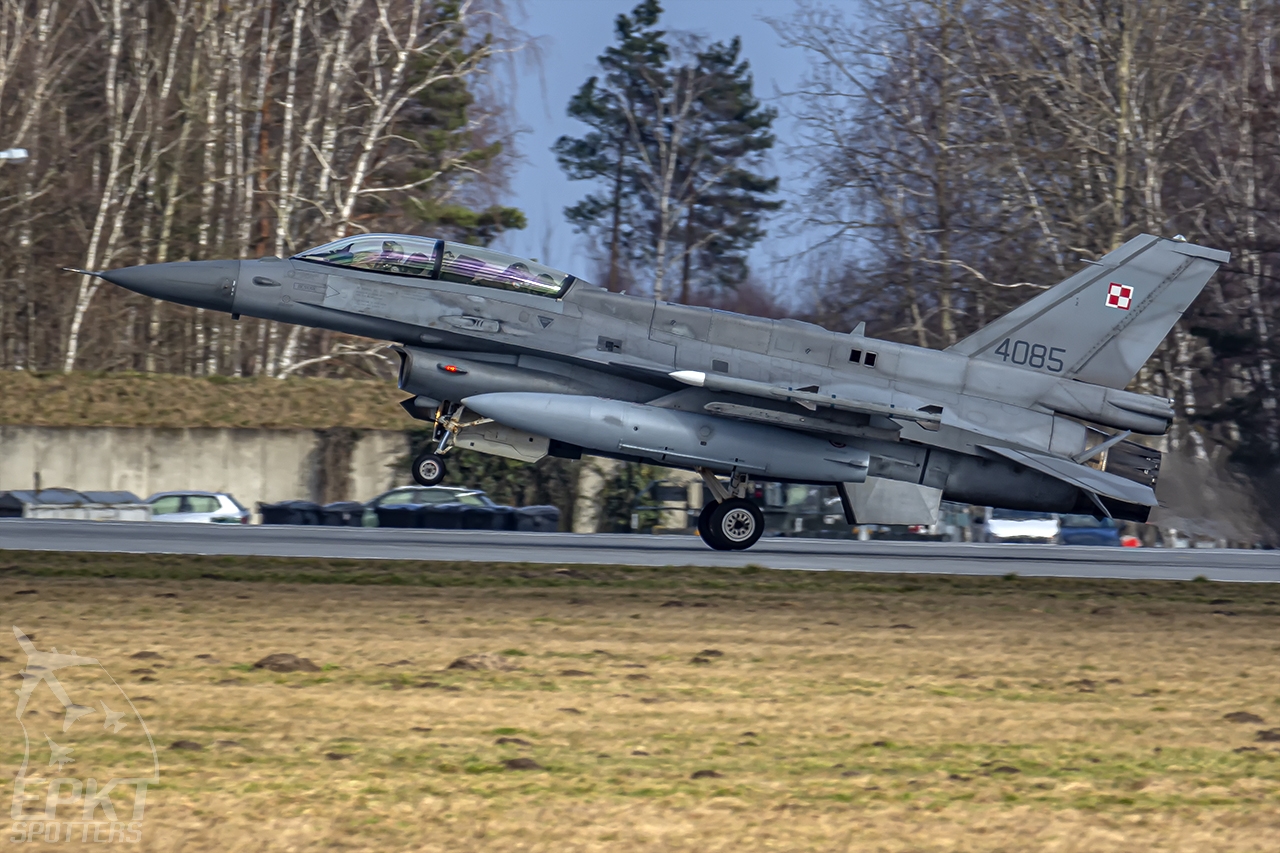 4085 - Lockheed Martin F-16 D Fighting Falcon (Poland - Air Force) / 32 Baza Lotnictwa Taktycznego - Lask Poland [EPLK/]